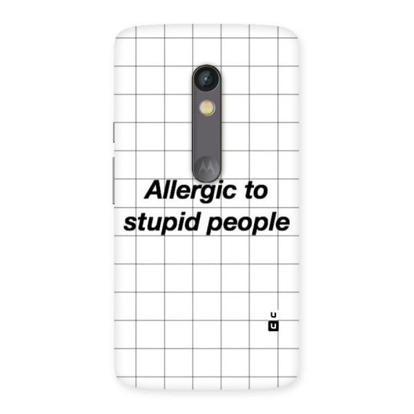 Allergic Back Case for Moto X Play
