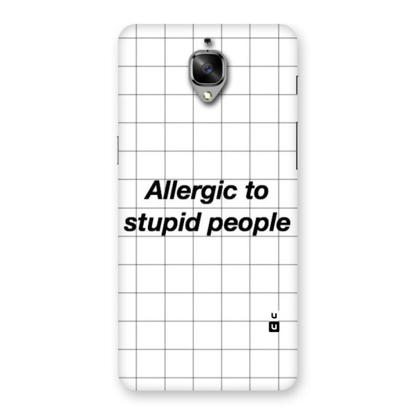 Allergic Back Case for OnePlus 3
