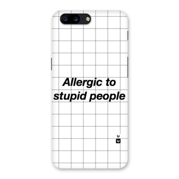Allergic Back Case for OnePlus 5