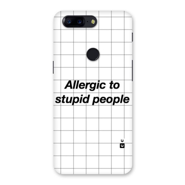 Allergic Back Case for OnePlus 5T