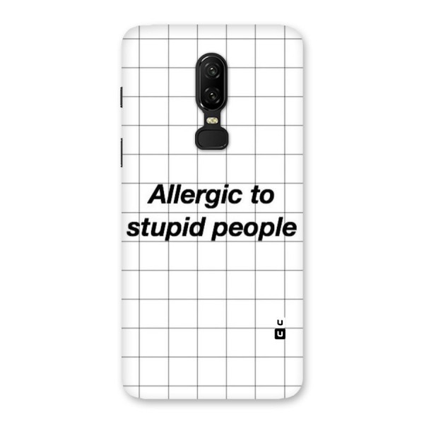 Allergic Back Case for OnePlus 6
