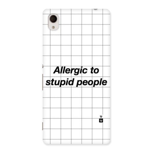 Allergic Back Case for Sony Xperia M4