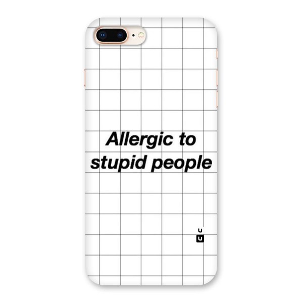 Allergic Back Case for iPhone 8 Plus