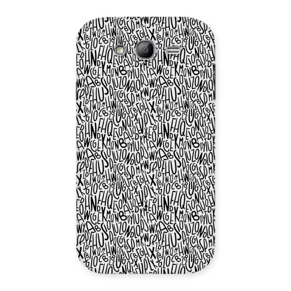 Alphabet Seamless Abstract Back Case for Galaxy Grand Neo Plus
