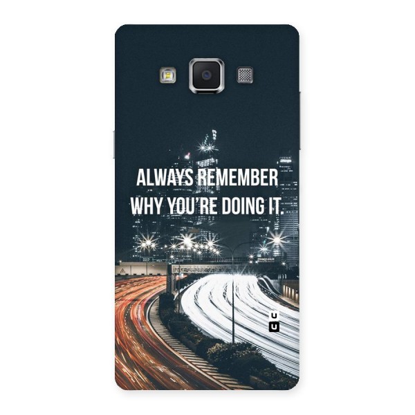 Always Remember Back Case for Samsung Galaxy A5
