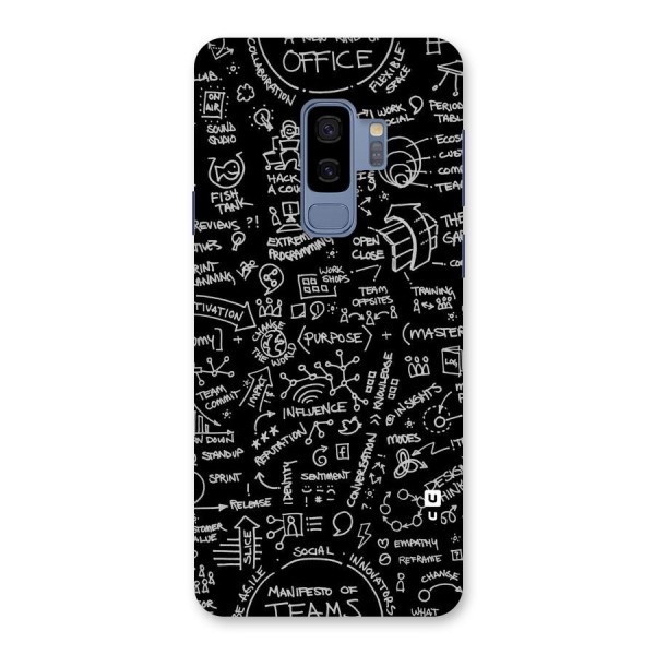 Anatomy Pattern Back Case for Galaxy S9 Plus