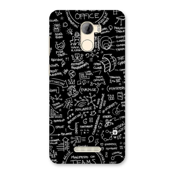 Anatomy Pattern Back Case for Gionee A1 LIte