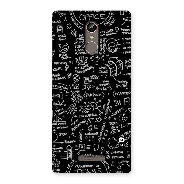 Anatomy Pattern Back Case for Gionee S6s