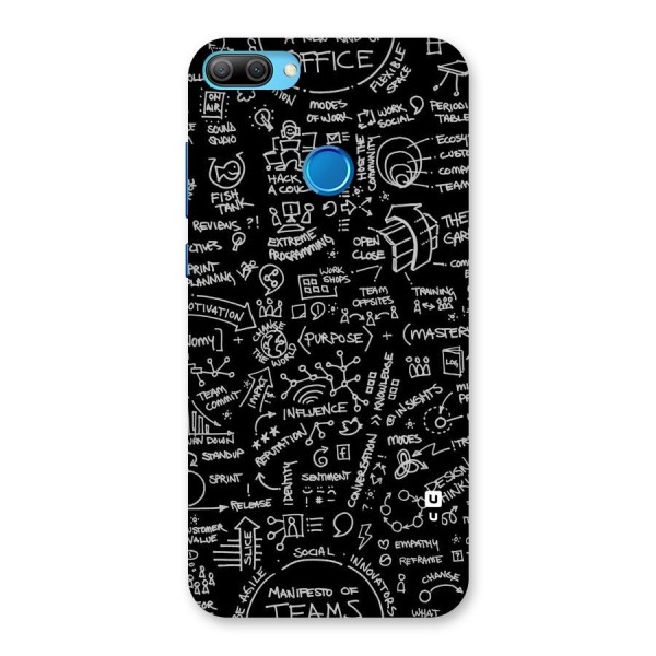 Anatomy Pattern Back Case for Honor 9N