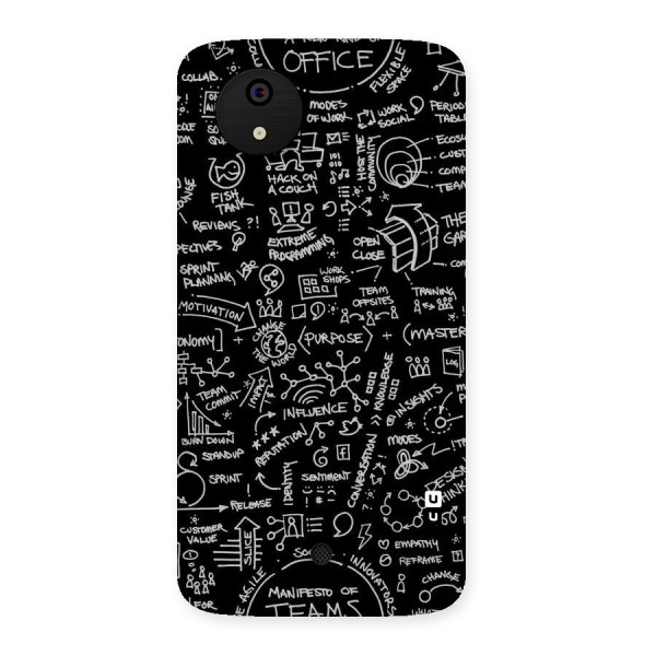 Anatomy Pattern Back Case for Micromax Canvas A1