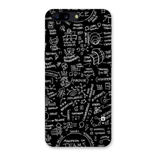 Anatomy Pattern Back Case for OnePlus 5