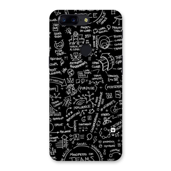 Anatomy Pattern Back Case for OnePlus 5T