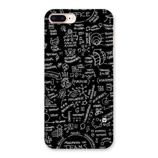 Anatomy Pattern Back Case for iPhone 8 Plus