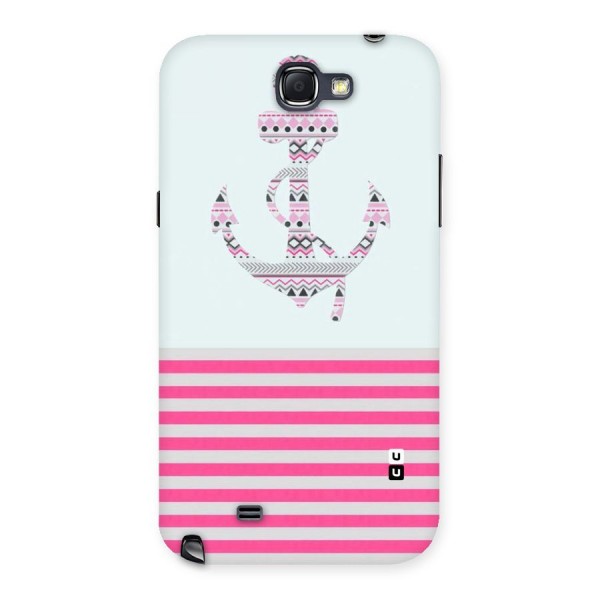 Anchor Design Stripes Back Case for Galaxy Note 2