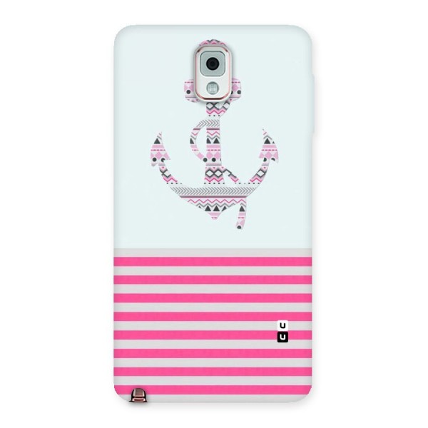 Anchor Design Stripes Back Case for Galaxy Note 3