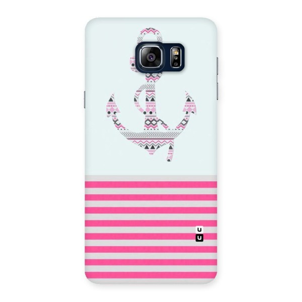 Anchor Design Stripes Back Case for Galaxy Note 5
