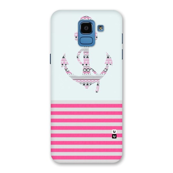 Anchor Design Stripes Back Case for Galaxy On6
