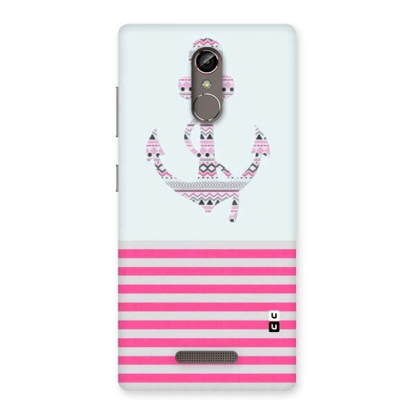 Anchor Design Stripes Back Case for Gionee S6s