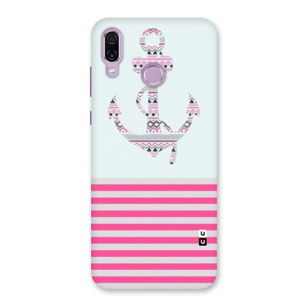 Anchor Design Stripes Back Case for Honor Play