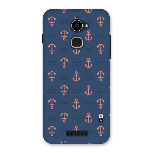 Anchor Sea Blue Back Case for Coolpad Note 3 Lite
