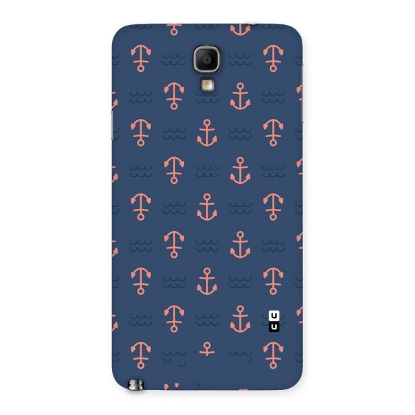 Anchor Sea Blue Back Case for Galaxy Note 3 Neo
