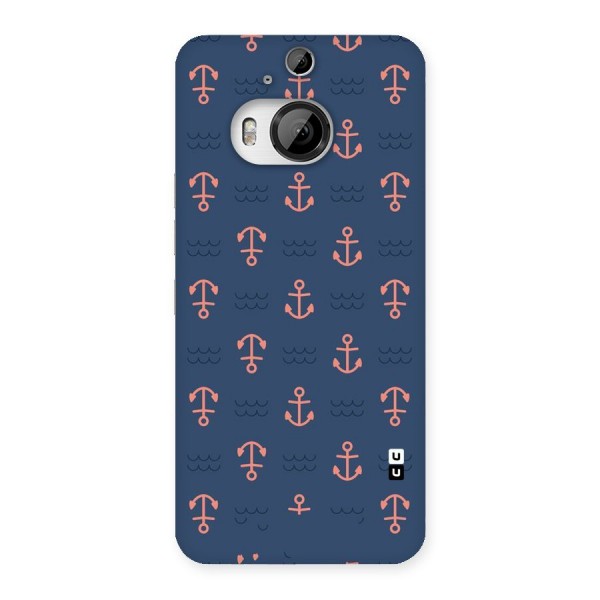 Anchor Sea Blue Back Case for HTC One M9 Plus