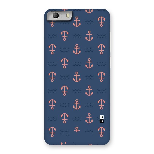 Anchor Sea Blue Back Case for Micromax Canvas Knight 2