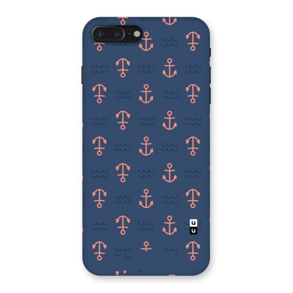 Anchor Sea Blue Back Case for iPhone 7 Plus