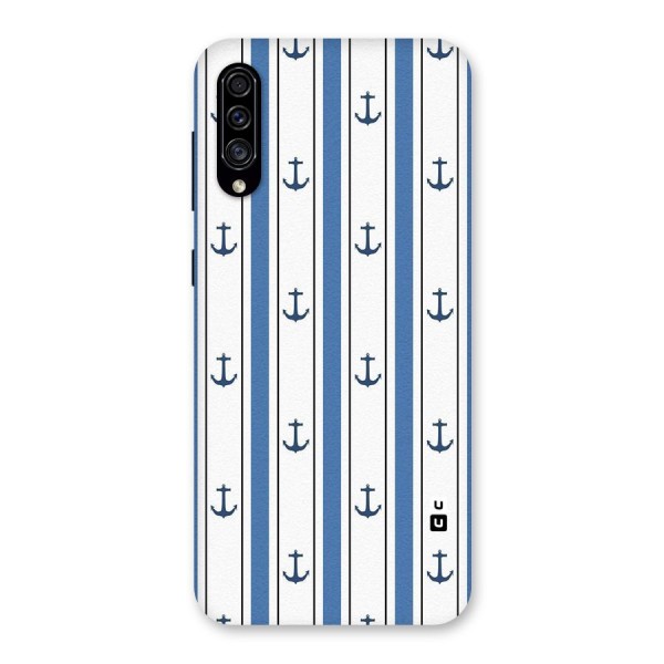Anchor Stripe Lines Back Case for Galaxy A30s