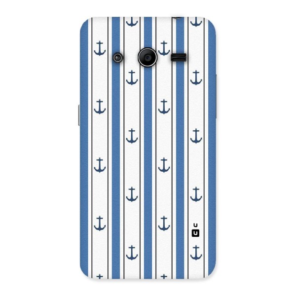 Anchor Stripe Lines Back Case for Galaxy Core 2