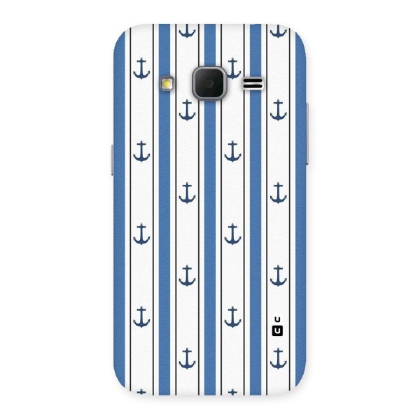 Anchor Stripe Lines Back Case for Galaxy Core Prime