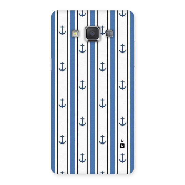 Anchor Stripe Lines Back Case for Galaxy Grand 3