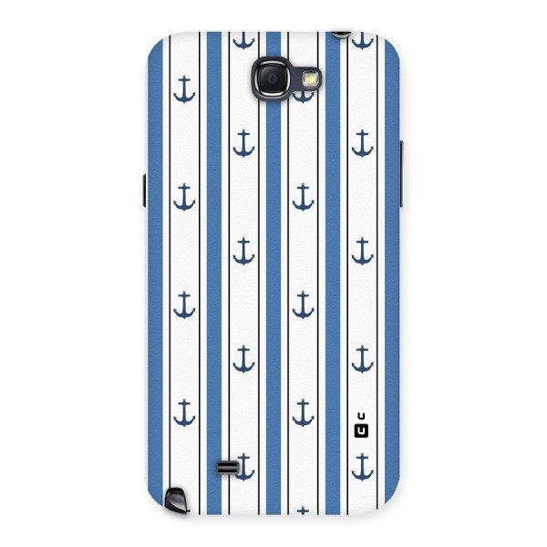 Anchor Stripe Lines Back Case for Galaxy Note 2