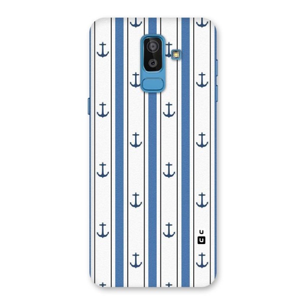 Anchor Stripe Lines Back Case for Galaxy On8 (2018)