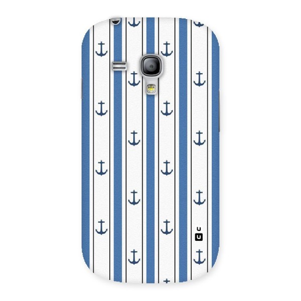 Anchor Stripe Lines Back Case for Galaxy S3 Mini
