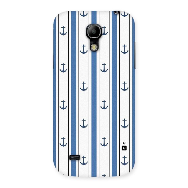 Anchor Stripe Lines Back Case for Galaxy S4 Mini