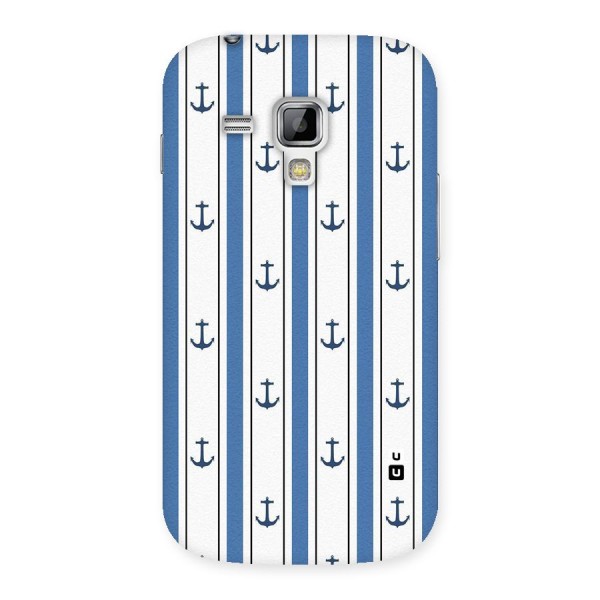 Anchor Stripe Lines Back Case for Galaxy S Duos