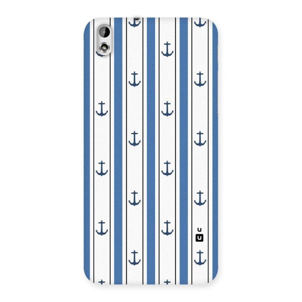 Anchor Stripe Lines Back Case for HTC Desire 816