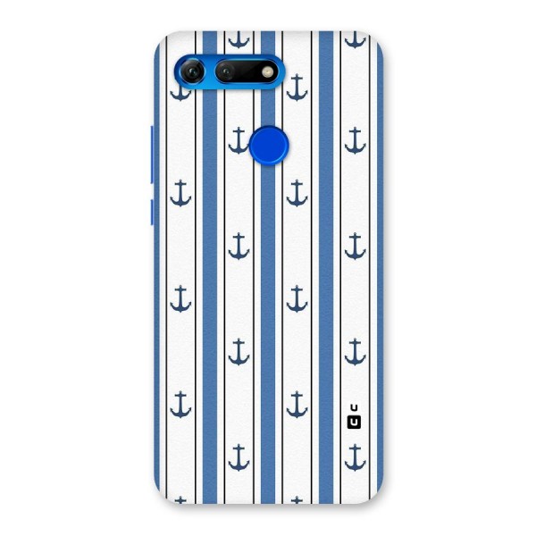 Anchor Stripe Lines Back Case for Honor View 20