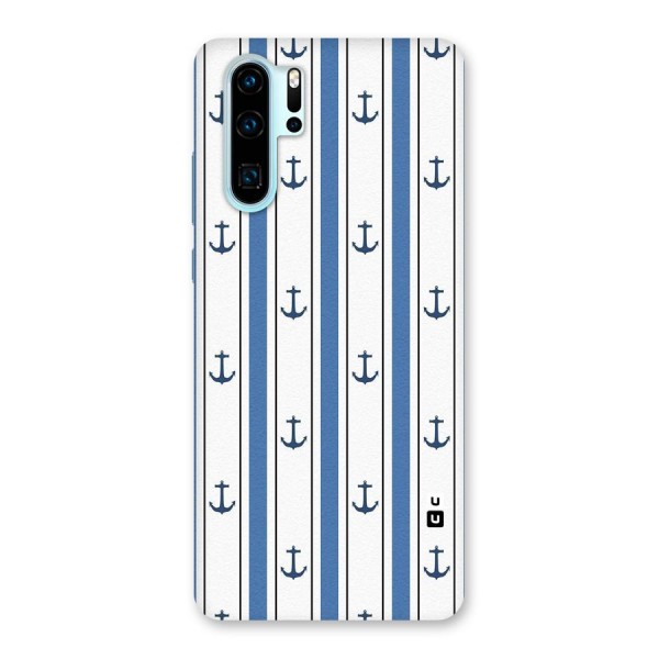 Anchor Stripe Lines Back Case for Huawei P30 Pro