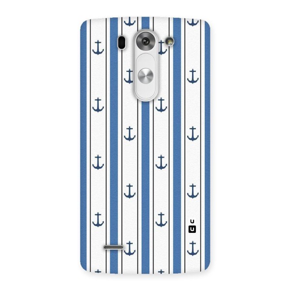 Anchor Stripe Lines Back Case for LG G3 Beat