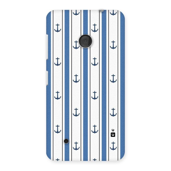 Anchor Stripe Lines Back Case for Lumia 530