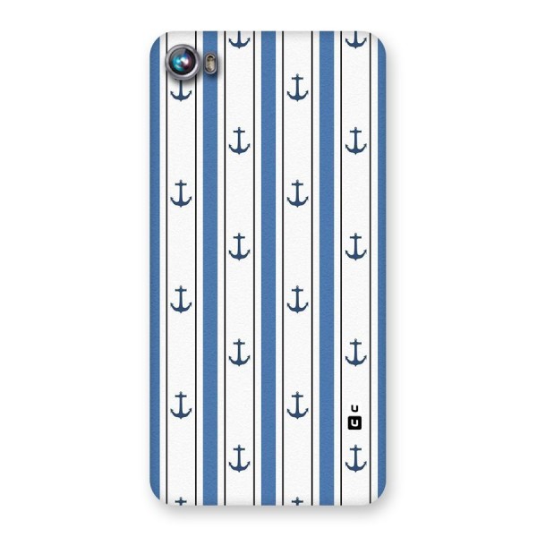 Anchor Stripe Lines Back Case for Micromax Canvas Fire 4 A107