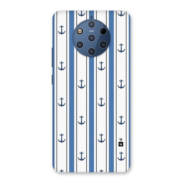 Anchor Stripe Lines Back Case for Nokia 9 PureView