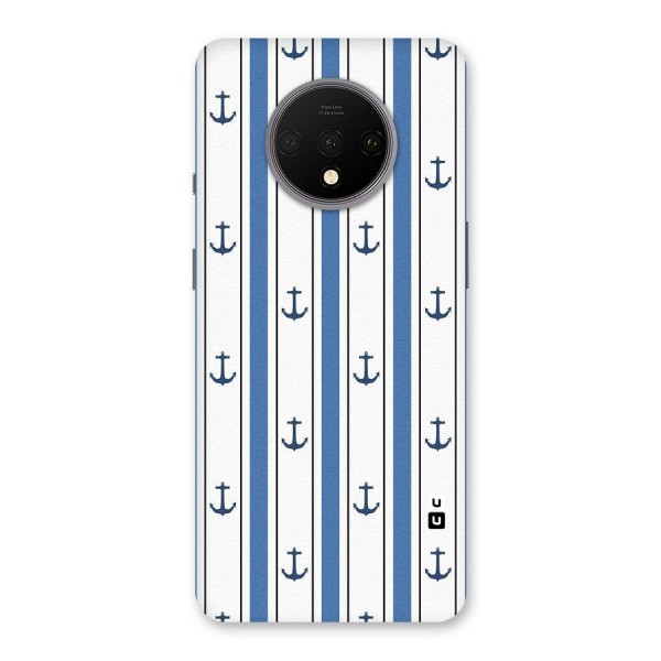 Anchor Stripe Lines Back Case for OnePlus 7T