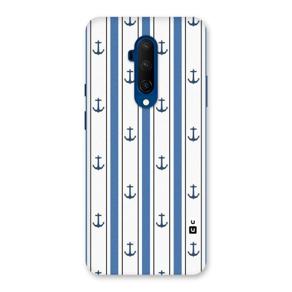 Anchor Stripe Lines Back Case for OnePlus 7T Pro