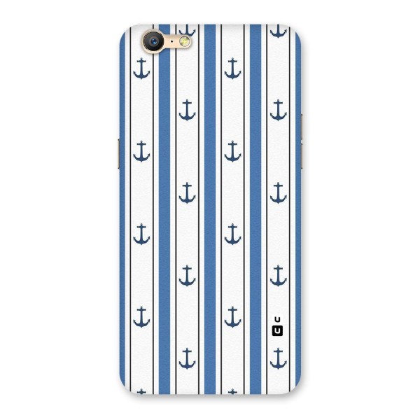 Anchor Stripe Lines Back Case for Oppo A39