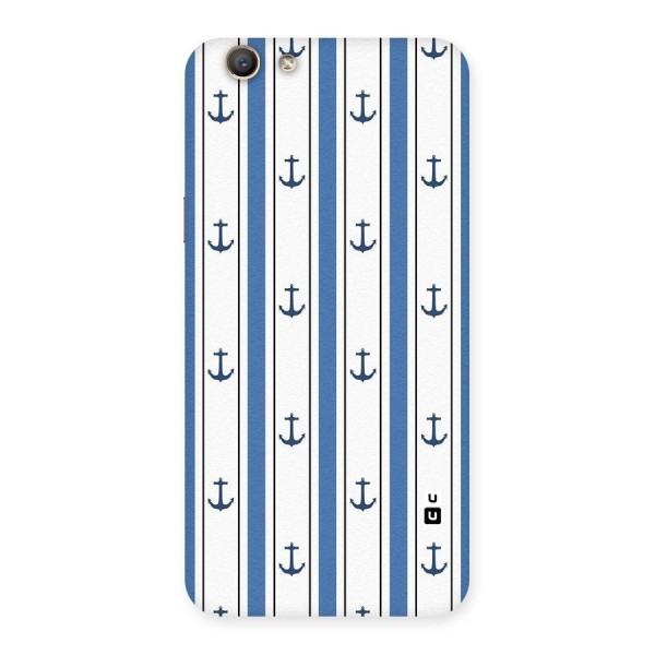 Anchor Stripe Lines Back Case for Oppo A59