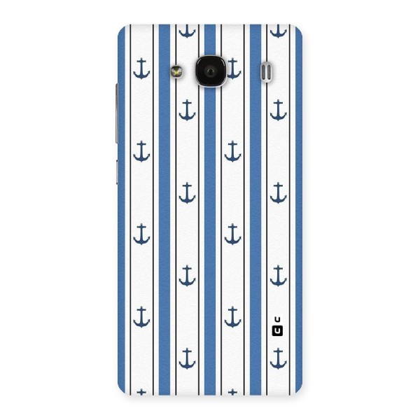 Anchor Stripe Lines Back Case for Redmi 2s