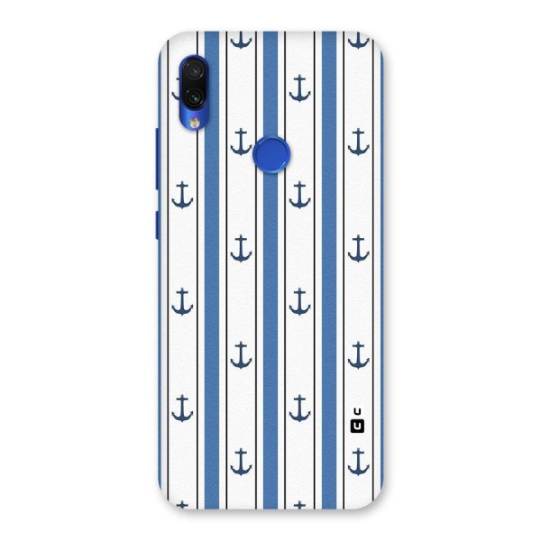 Anchor Stripe Lines Back Case for Redmi Note 7S